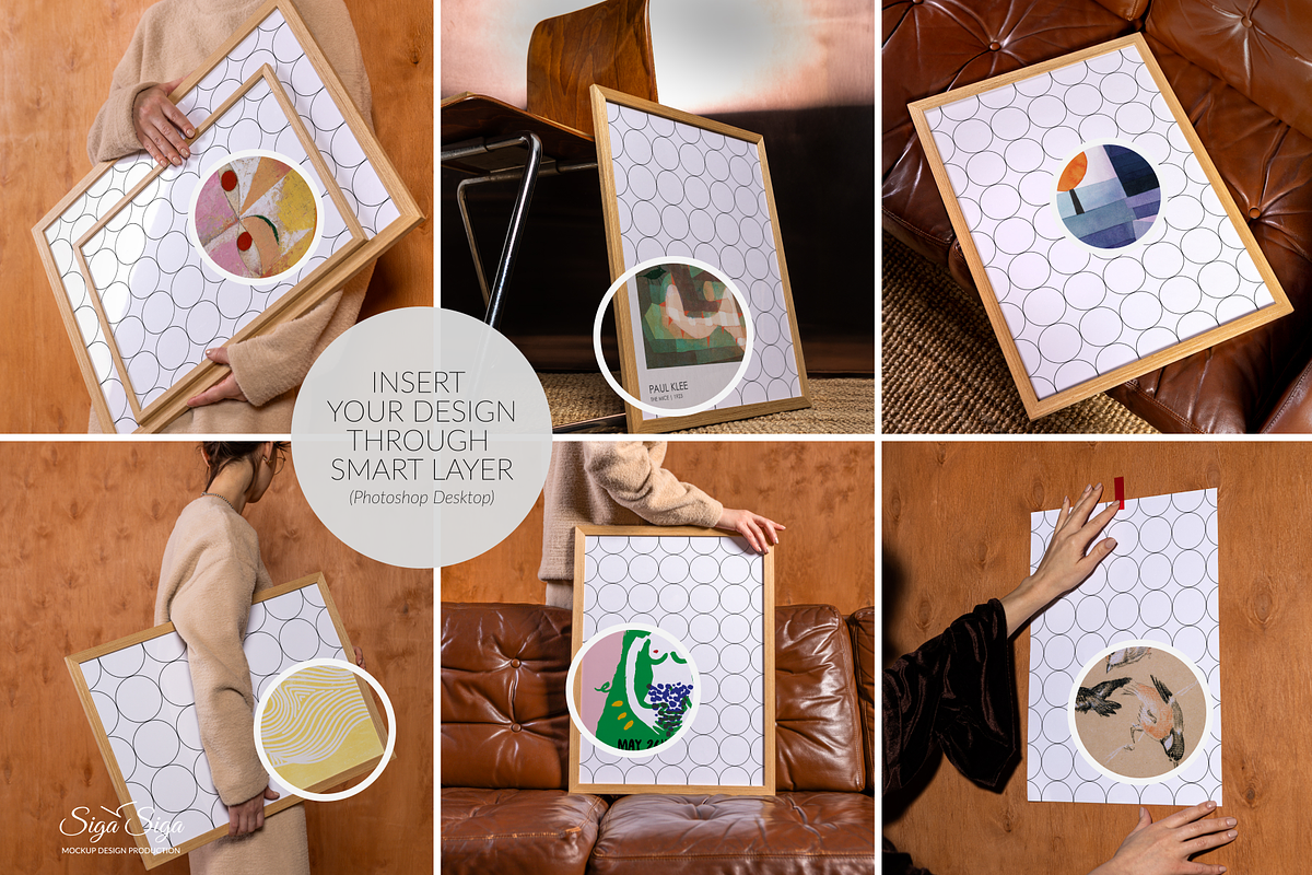 Poster Frame Mockup Close-Up Set, a Product Mockup by SigaSigaMockup (Photo 2 of 4)