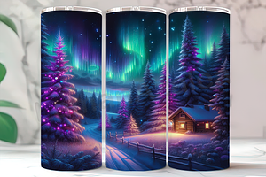 Purple Elegant Christmas Tumbler, an Arts & Entertainment Photo by LamanAzalea