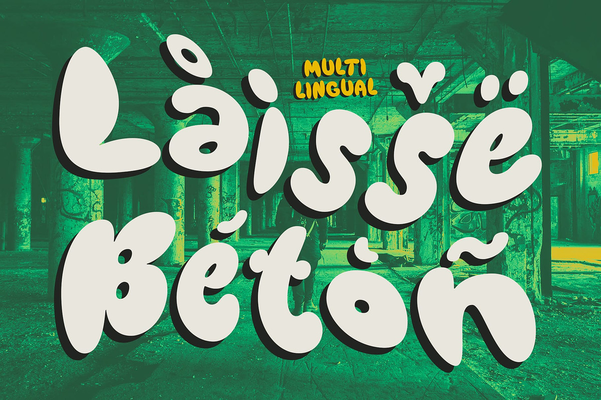 Beonty – Bubble Font, a Sans Serif Font by Craft Supply Co. (Photo 6 of 8)