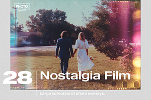 Nostalgia Film Overlays, a Texture Graphic by PhotoSpirit
