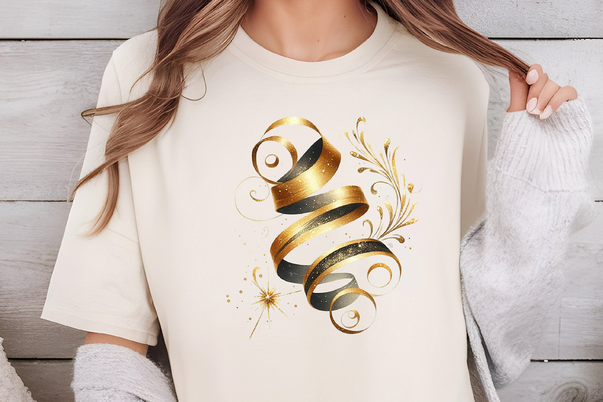 Golden and Black New Year Sublimatio, an Illustration by DreamCafeArt (Photo 6 of 6)