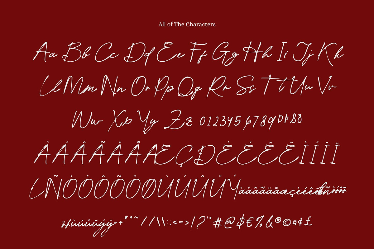 CS Baylora Drawn, a Script Font by Craft Supply Co. (Photo 8 of 8)