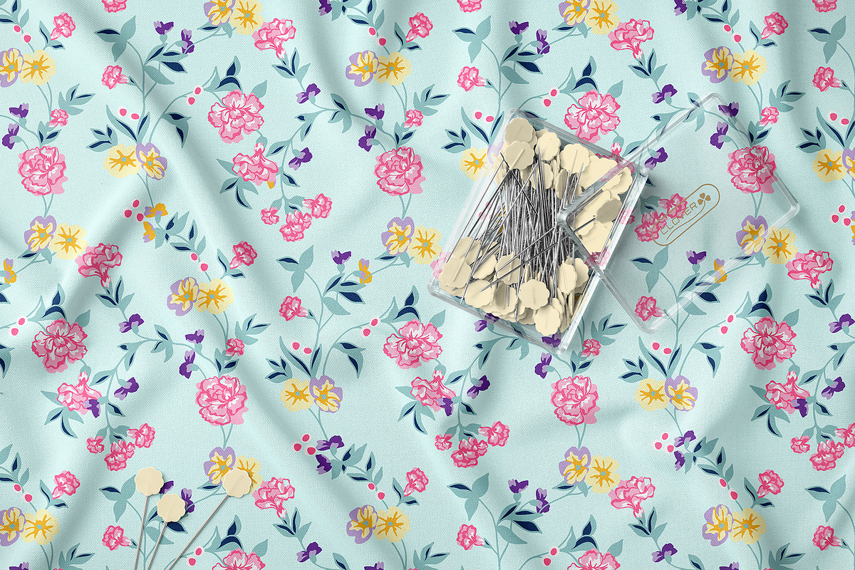 Summer Floral Seamless Pattern, a Pattern Graphic by StudioGlouna (Photo 7 of 9)