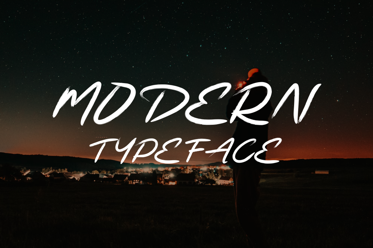 Midher West - Font, a Handwritten Font by artchiles_design (Photo 2 of 5)