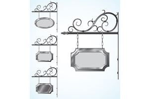 iron signs for old-fashioned design, an Object Illustration by piter.goskov