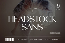 Headstock Sans Serif Family Font