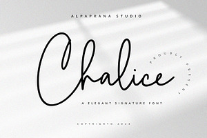 Chalice - Signature Font