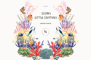 Ocean's Little Creatures, an Animal Illustration by LiChu Art (Thumbnail 1 of 12)