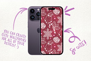 Spooky Christmas seamless Patterns, a Pattern Graphic by Sonch' s Curiosities (Thumbnail 3 of 3)