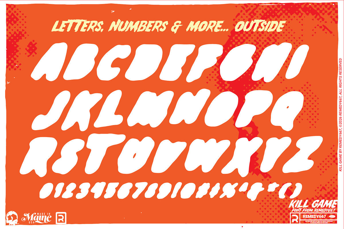 Kill Game, a Sans Serif Font by Remedy667 (Photo 8 of 9)