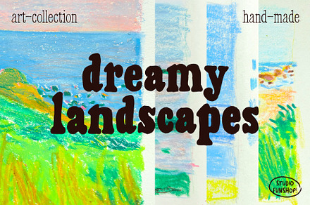 Dreamy Landscapes - Art Collection, an Illustration by Studio Funshop by Kelli