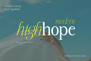 Highhope Serif, a Serif Font by Violet Natural (Thumbnail 1 of 17)