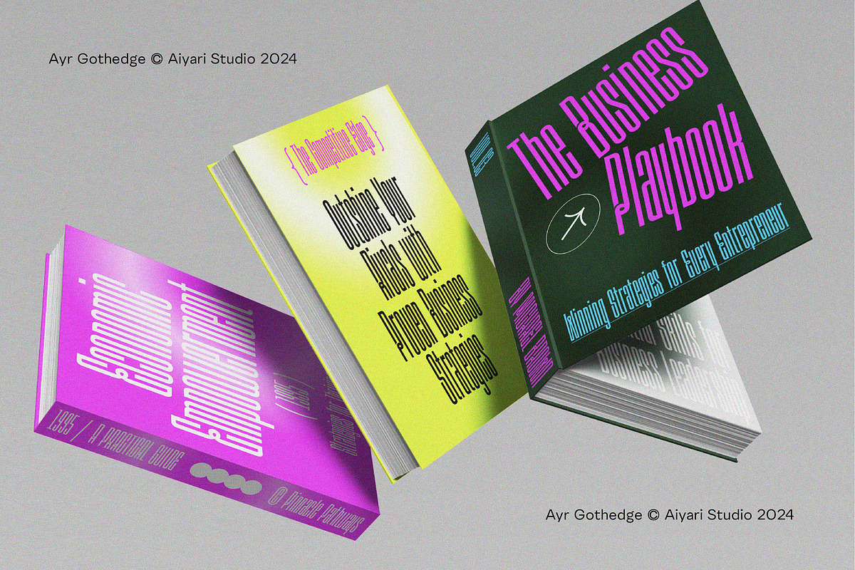 Gothedge, a Sans Serif Font by Aiyari (Photo 11 of 12)
