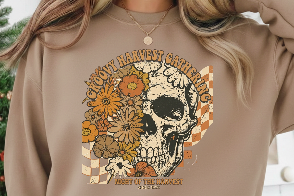 Retro Floral Skeleton PNG, Halloween, a Graphic by Vector Portal (Photo 7 of 8)