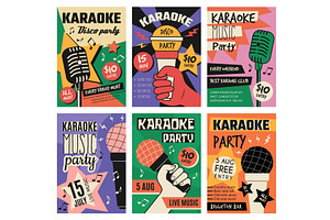 Karaoke placard. Music poster with, a Graphic by Onyx