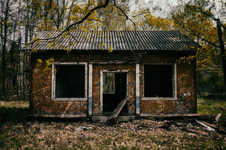 Classic evil  dead zombie house, an Abstract Photo by RETROWAVE '88