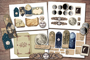 Moon Scrapbooking Kit, an Illustration by Secret Helper (Thumbnail 4 of 8)