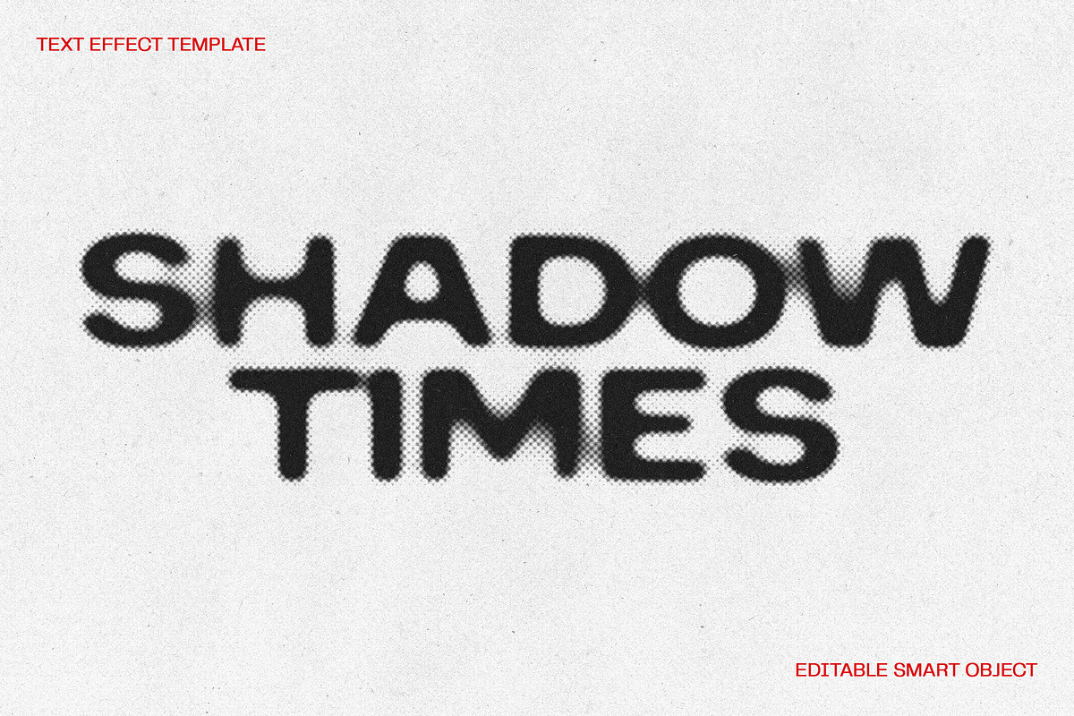 Blurry Halftone Text Effect, a Layer Style Add-On by dokudokunomi (Photo 1 of 4)