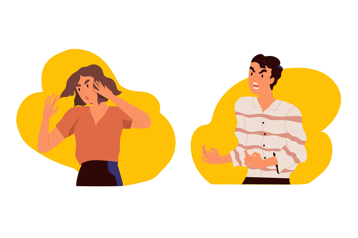 Angry, furious people set, a Person Illustration by Good Studio (Photo 4 of 6)