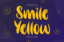 Smile Yellow - Display Font