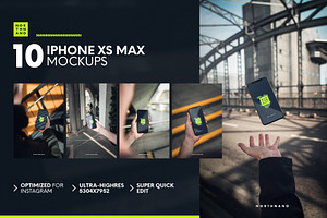 30%off - 10 iPhone XS MAX Mockups