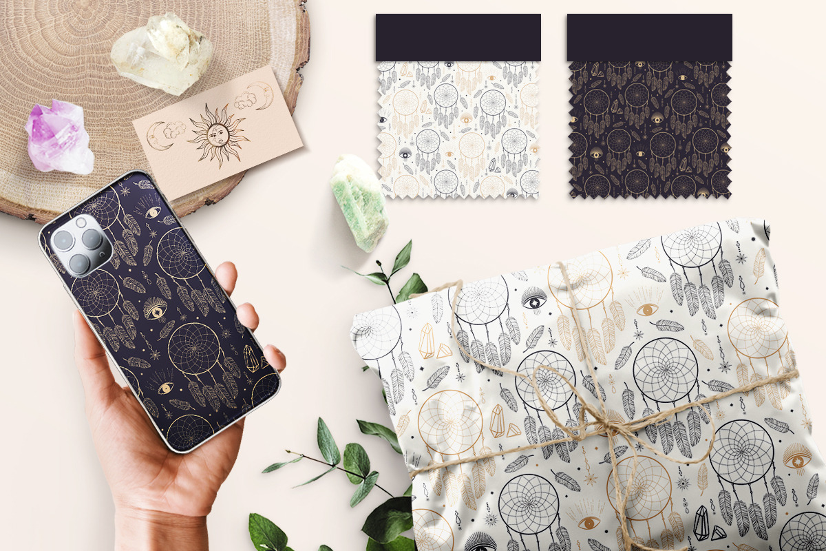 Magic Seamless Patterns, a Pattern Graphic by Diana Kovach (Photo 5 of 9)