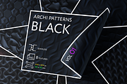 ARCHI PATTERNS BLACK, a Texture Graphic by yegor.kumachov (Thumbnail 1 of 5)