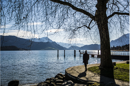 Fascinating view of Lucerne Lake in