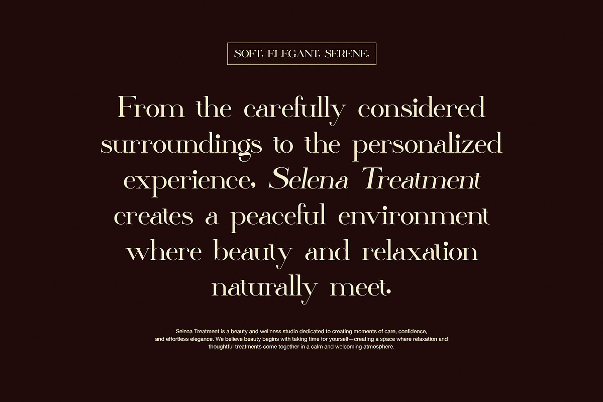 Jenif Elegant Serif Font, a Serif Font by Perfectype (Photo 3 of 8)
