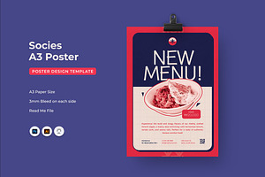 Socies - Poster Template, a Poster Template by Fannan Studio