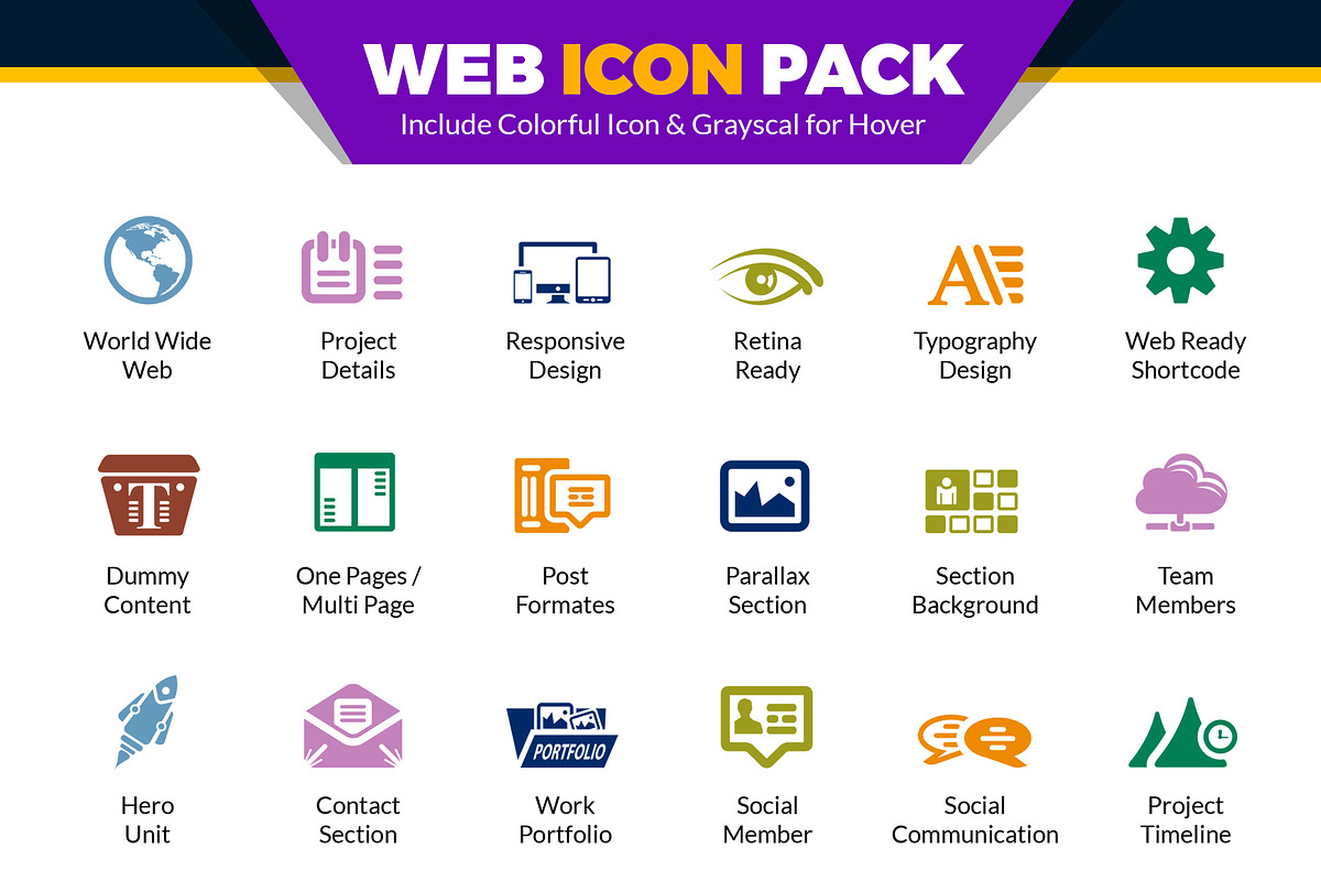 Web Icons Pack | Website Vector Icon, an Outline Icon by ContestDesign (Photo 1 of 4)