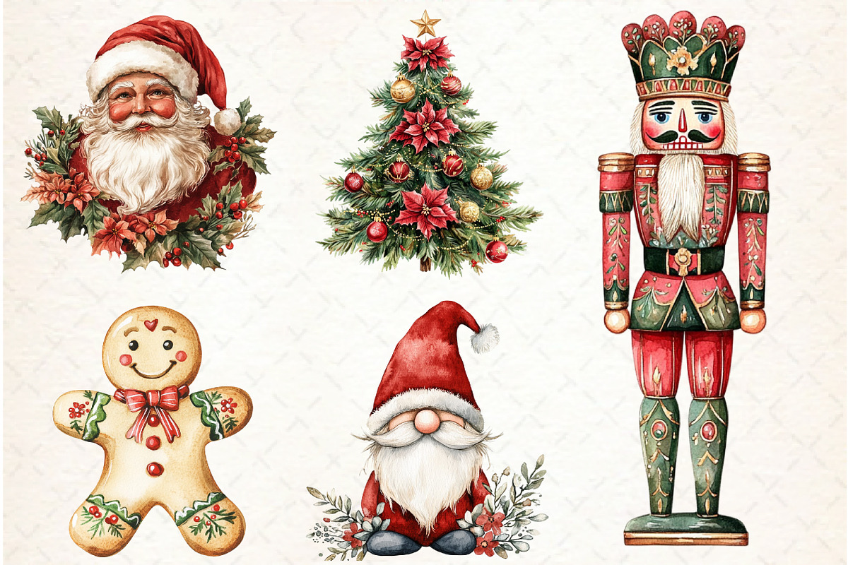 Chinoiserie Red & Green Christmas Cl, an Illustration by Libby Wishes (Photo 3 of 7)