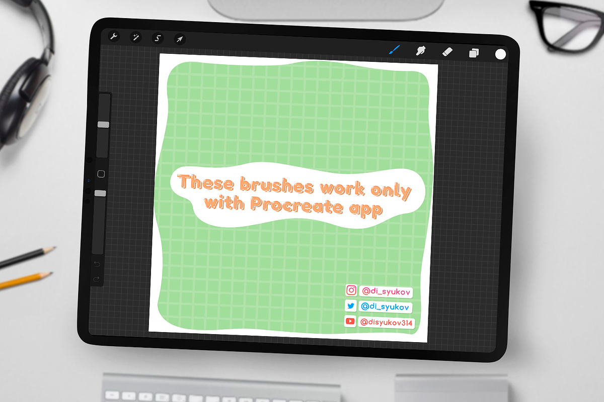Jelly Style Brushes for Procreate, a Brush Add-On by Disyukov (Photo 5 of 7)