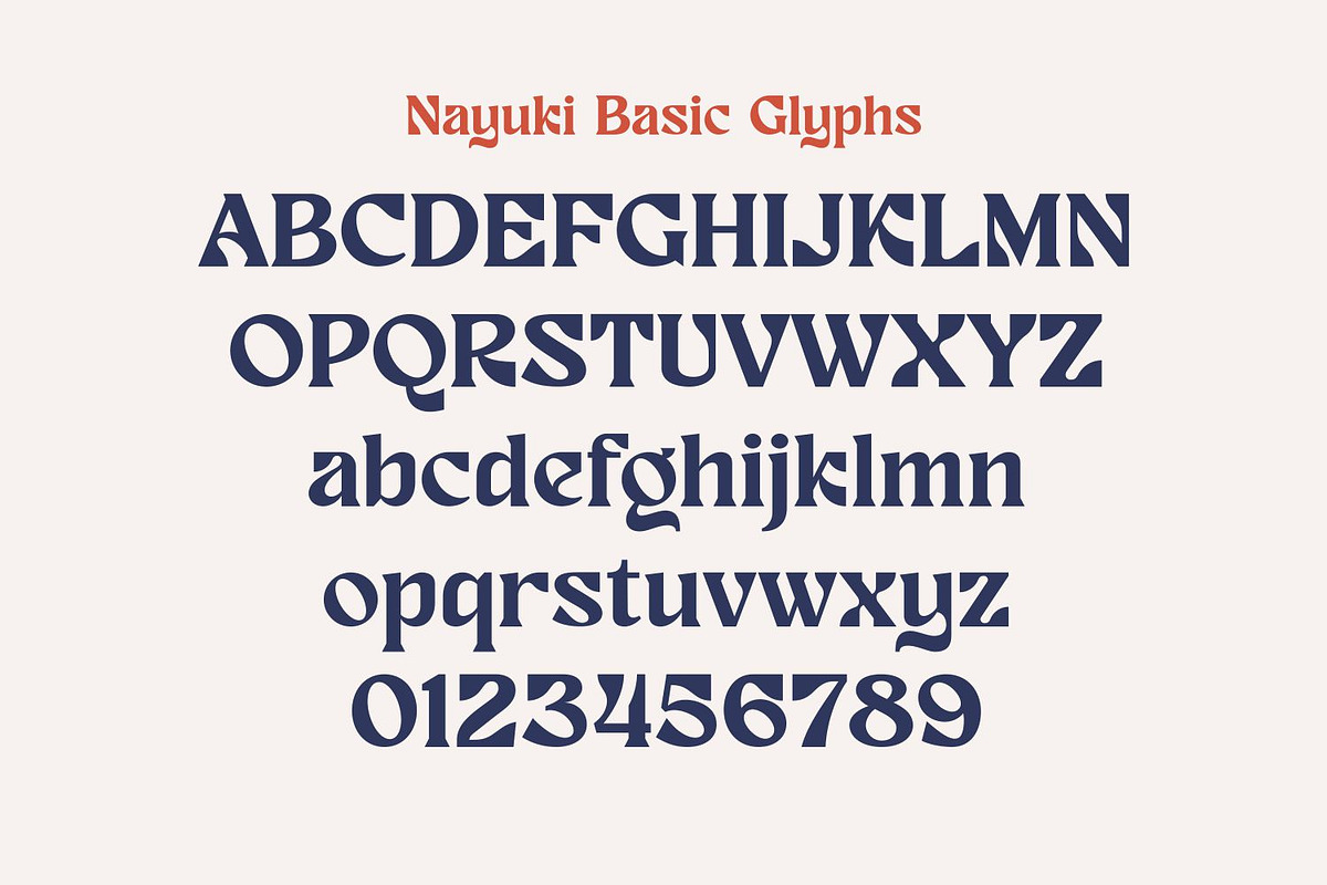 Nayuki Font, a Serif Font by Asenbayu (Photo 10 of 14)