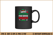 Santa's Favorite Food Service SVG, a Seasonal Illustration by Handy Arts Studio (Thumbnail 3 of 3)