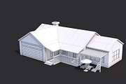 8 House Building and Swimming Pool, an Architecture 3D Model by multimedia4ds (Thumbnail 7 of 25)