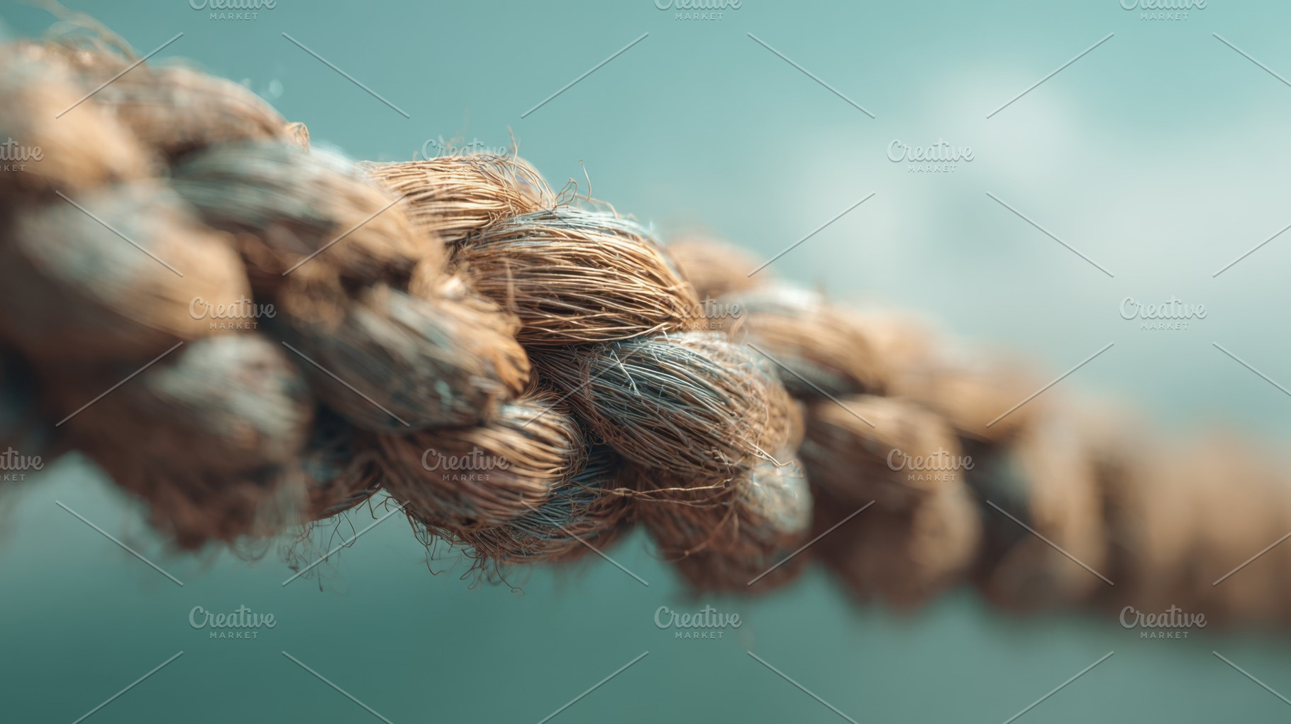 Rope lies on surface under clear sky, a Photo by Beautiful things