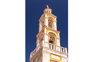 Traditional church bell tower in, an Architecture Photo by kavalenkava