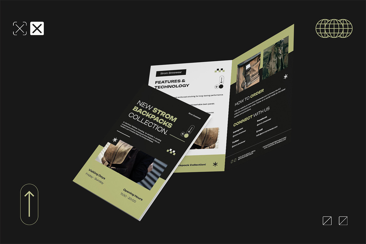 Strom - Bifold Brochure, a Brochure Template by StreaksideStd (Photo 2 of 3)