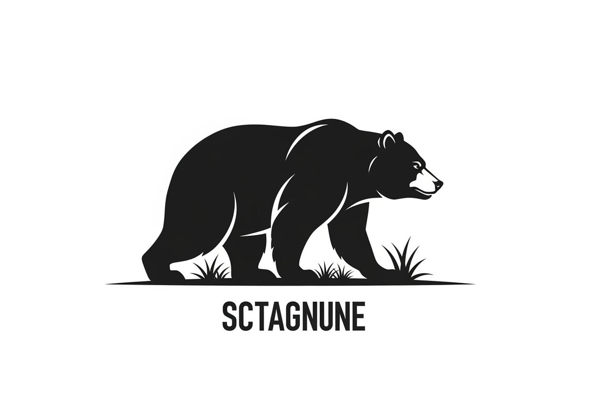 Nature Wildlife Bear Silhouette Bund, an Illustration by Designs_River (Photo 32 of 51)