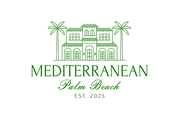 Vintage Mediterranean House Logo preview 2