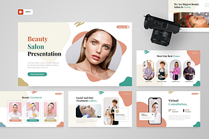 Larisa - Beauty Salon PowerPoint, a Presentation Template by Annora Studio