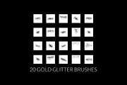 20 glitter photoshop brushes, a Brush Add-On by Walllow Creatives (Thumbnail 2 of 2)