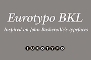 Eurotypo BKL Italic, a Script Font by Eurotypo (Thumbnail 1 of 8)