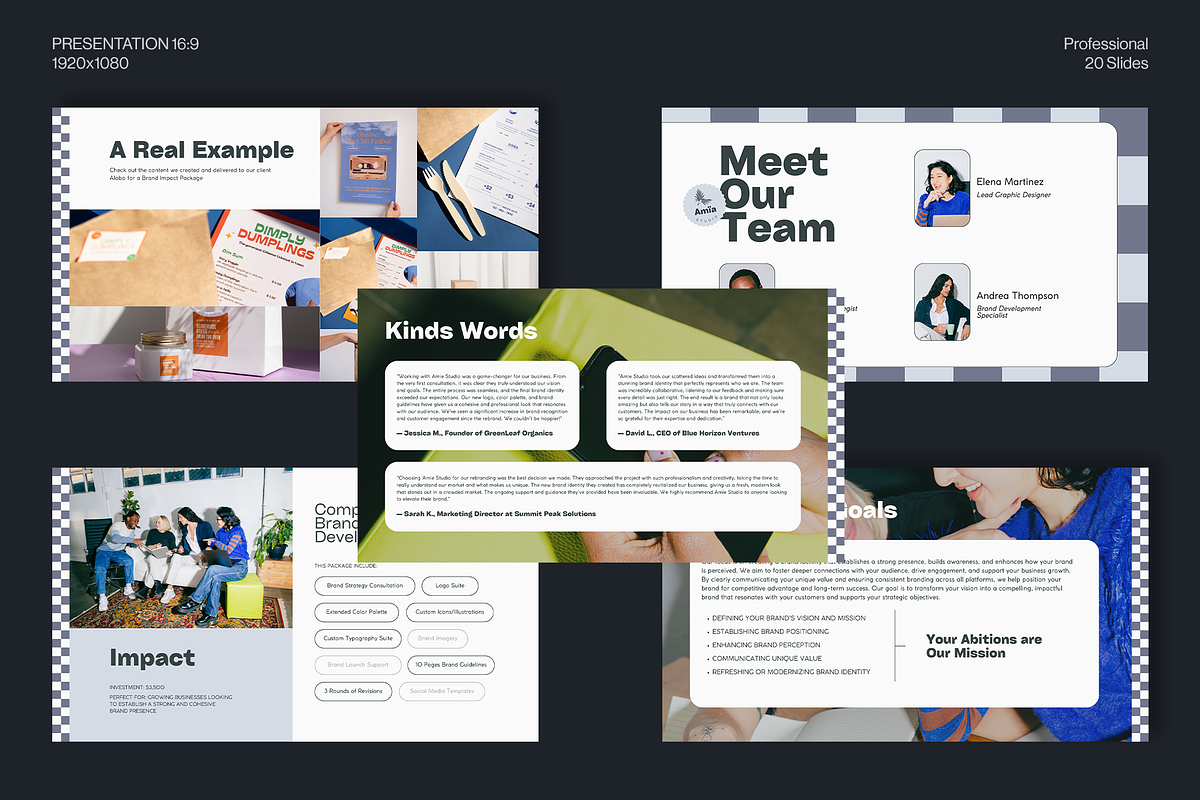 AMIE Client Project Proposal, a Branding & Logo Template by Aire Studio (Photo 8 of 8)