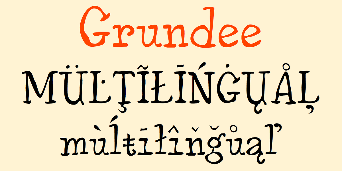 Grundee, a Handwritten Font by Ingrimayne Type (Photo 5 of 5)