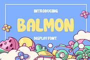 Balmon Display Font, a Handwritten Font by Authentic Studio (Thumbnail 1 of 6)