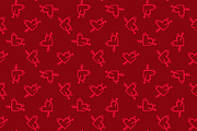 Pixel art Hearts prints |Valentine's, a Pattern Graphic by Tati_Kli (Thumbnail 4 of 5)