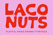 Laconuts Playful Font, a Handwritten Font by 24Design Studios (Thumbnail 1 of 10)