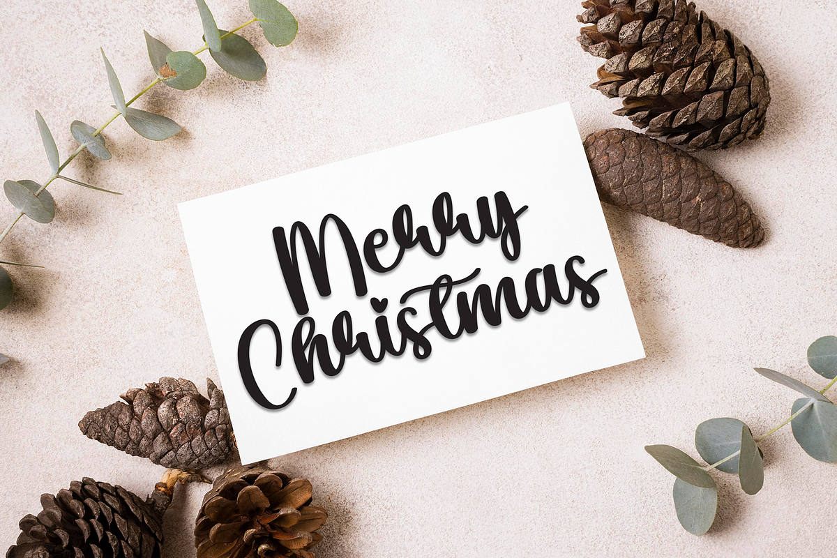 Simple Ornament | Script Font, a Handwritten Font by Scratchones (Photo 5 of 8)
